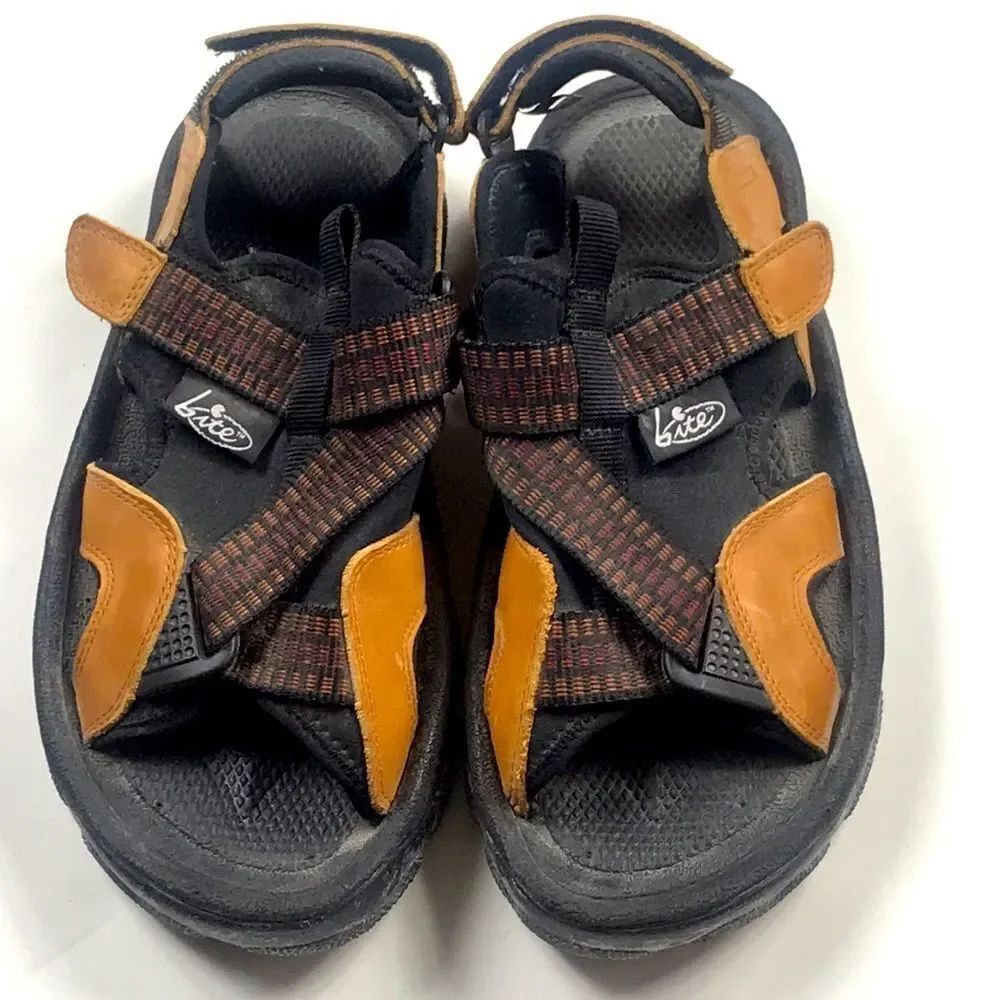 Bite Adventure /Outdoor Leather Men Golf Shoes Sandals Size M 9